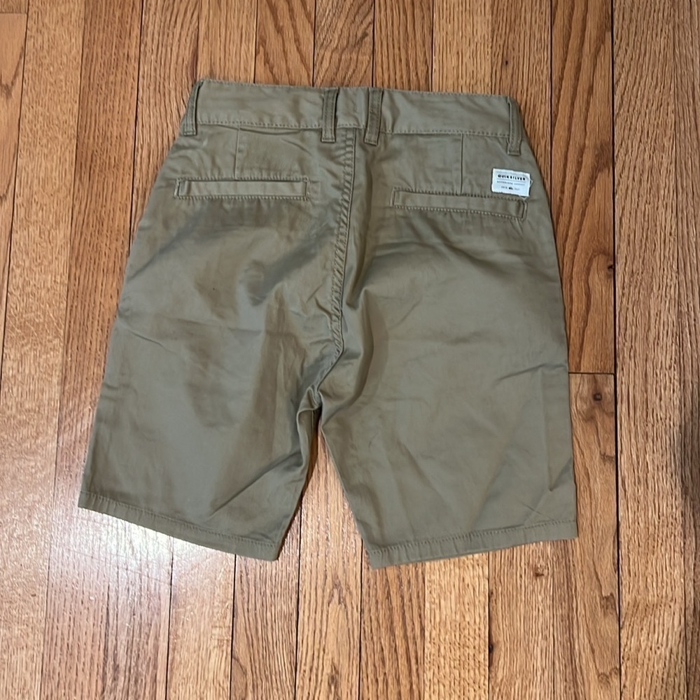 Quiksilver Khaki Boys Shorts Size 25 - Picture 2 of 4